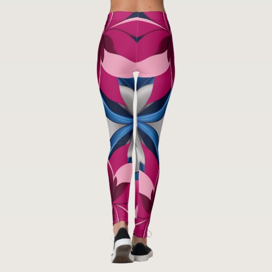 "Floral Elegance" Leggings (Achterkant)