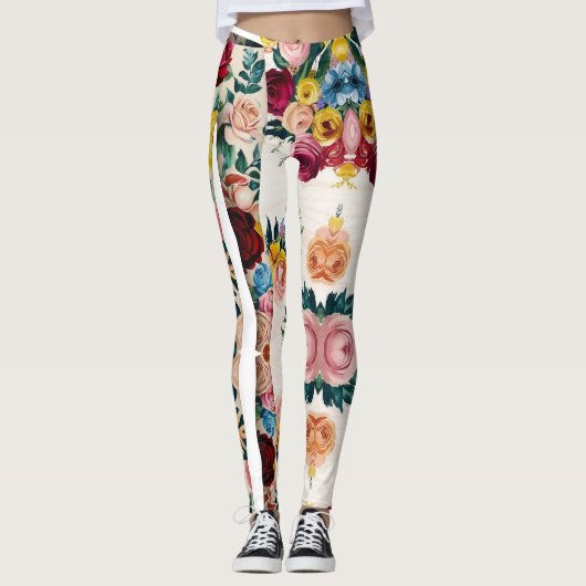 Floral Elegance Leggings 11 (Voorkant)