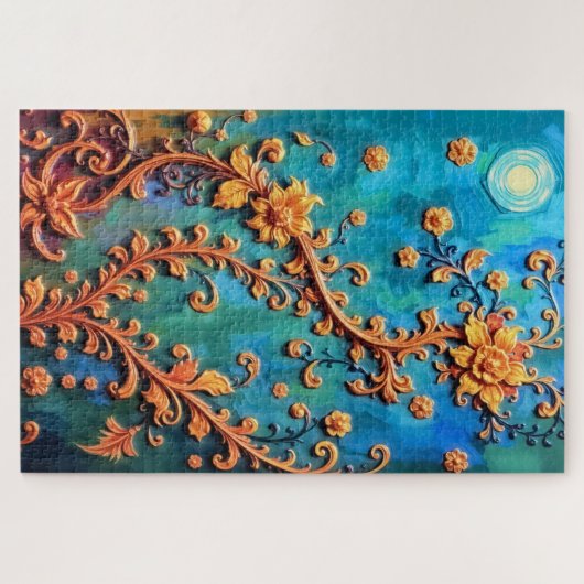 Floral Elegance Legpuzzel (Horizontaal)