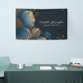 Floral Elegance Luxe Sieraden Ontwerper, Artisan Spandoek (Beurs)
