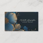 Floral Elegance Luxe Sieraden Ontwerper, Artisan Visitekaartje (Voorkant)