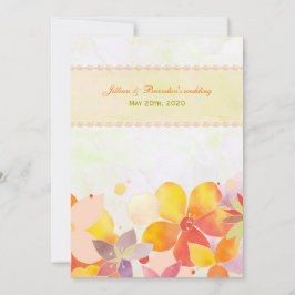 Floral Elegance MidSummer Wedding Kaart