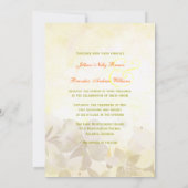 Floral Elegance MidSummer Wedding Kaart (Achterkant)