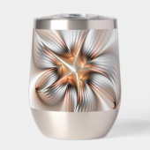 Floral Elegance Modern Abstract Fractal Art (Voorkant)