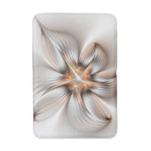 Floral Elegance Modern Abstract Fractal Art Badmat (Voorkant Verticaal)