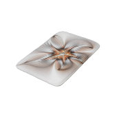 Floral Elegance Modern Abstract Fractal Art Badmat (Gekanteld)