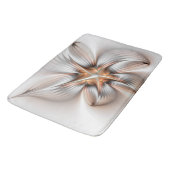 Floral Elegance Modern Abstract Fractal Art Badmat (Gekanteld)