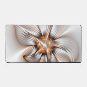 Floral Elegance Modern Abstract Fractal Art Bureaumat (Voorkant)