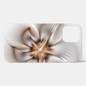 Floral Elegance Modern Abstract Fractal Art Case-Mate iPhone Case (Achterkant (horizontaal))