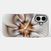 Floral Elegance Modern Abstract Fractal Art Case-Mate iPhone Case (Achterkant (horizontaal))