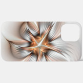 Floral Elegance Modern Abstract Fractal Art Case-Mate iPhone Case (Achterkant (horizontaal))