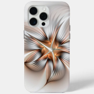 Floral Elegance Modern Abstract Fractal Art iPhone 15 Pro Max Hoesje