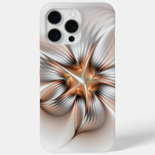 Floral Elegance Modern Abstract Fractal Art iPhone 15 Pro Max Hoesje