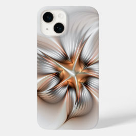 Floral Elegance Modern Abstract Fractal Art Case-Mate iPhone 14 Hoesje