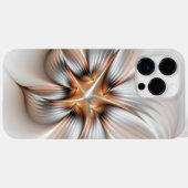 Floral Elegance Modern Abstract Fractal Art Case-Mate iPhone Case (Achterkant (horizontaal))