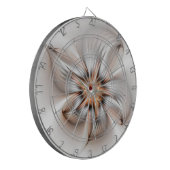 Floral Elegance Modern Abstract Fractal Art Dartbord (Voorkant Links)