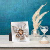 Floral Elegance Modern Abstract Fractal Art Fotoplaat (Insitu)