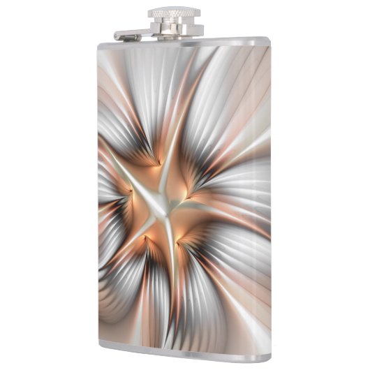 Floral Elegance Modern Abstract Fractal Art Heupfles (Links)