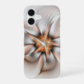 Floral Elegance Modern Abstract Fractal Art iPhone 16 Hoesje (Achterkant)