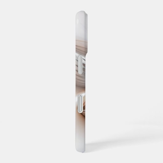 Floral Elegance Modern Abstract Fractal Art iPhone 16 Hoesje (Rechterkant)