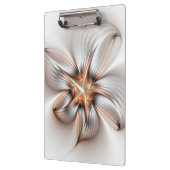 Floral Elegance Modern Abstract Fractal Art Klembord (Links)