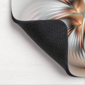 Floral Elegance Modern Abstract Fractal Art Muismat (Hoek)