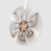 Floral Elegance Modern Abstract Fractal Art Ornament (voorkant)