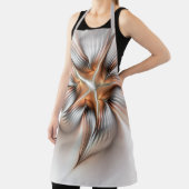 Floral Elegance Modern Abstract Fractal Art Schort (Insitu)