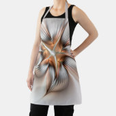 Floral Elegance Modern Abstract Fractal Art Schort (Insitu)