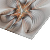 Floral Elegance Modern Abstract Fractal Art Snijplank (Hoek)
