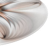 Floral Elegance Modern Abstract Fractal Art Snijplank (Hoek)