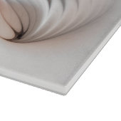 Floral Elegance Modern Abstract Fractal Art Snijplank (Hoek)