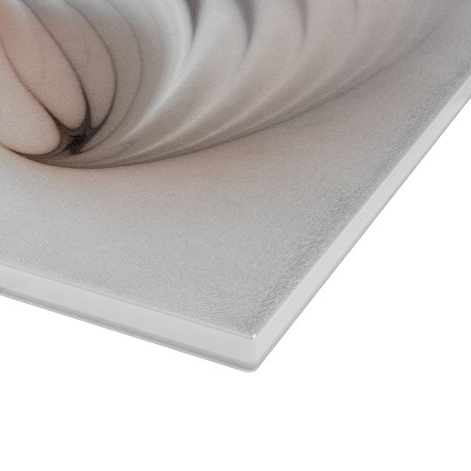 Floral Elegance Modern Abstract Fractal Art Snijplank (Hoek)