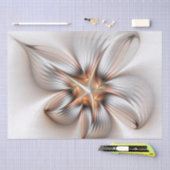 Floral Elegance Modern Abstract Fractal Art Tissuepapier (Craft)
