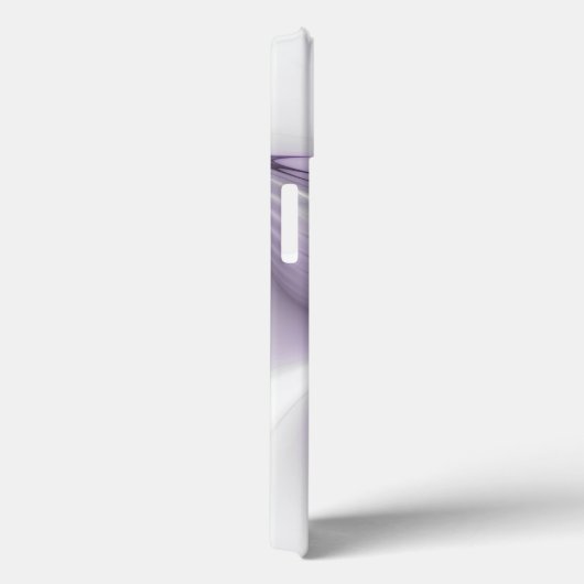 Floral Elegance Modern Abstract Violet Fractal Art Case-Mate iPhone Case (Achterkant / Rechts)