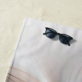 Floral Elegance Modern Abstracte Fractal Art Name Strandlaken (In situ)