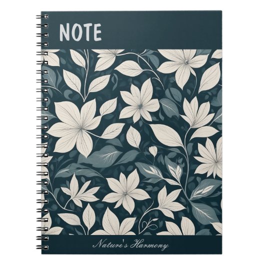 Floral Elegance Notitieboek (Voorkant)