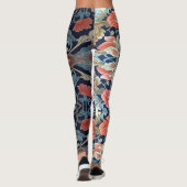 Floral Elegance patroon van Ratti_Creative_Arts Leggings (Achterkant)