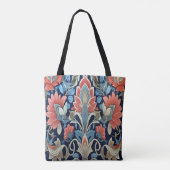 Floral Elegance patroon van Ratti_Creative_Arts Tote Bag (Achterkant)