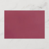 Floral Elegance, Roze Sparkle Wedding Collectie Informatiekaartje (Achterkant)