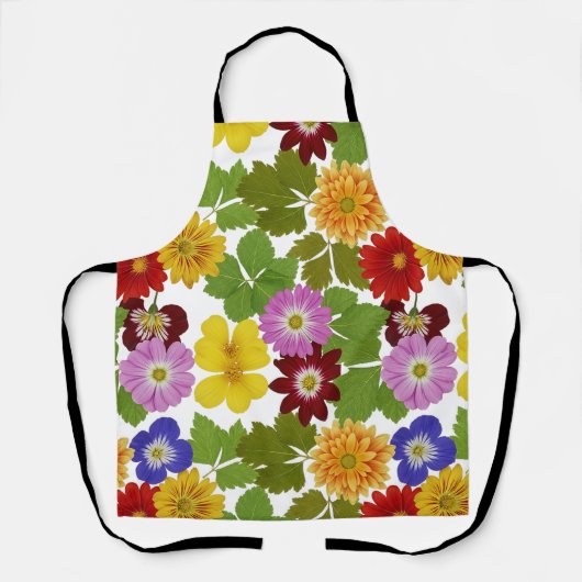 Floral Elegance schort (Voorkant)