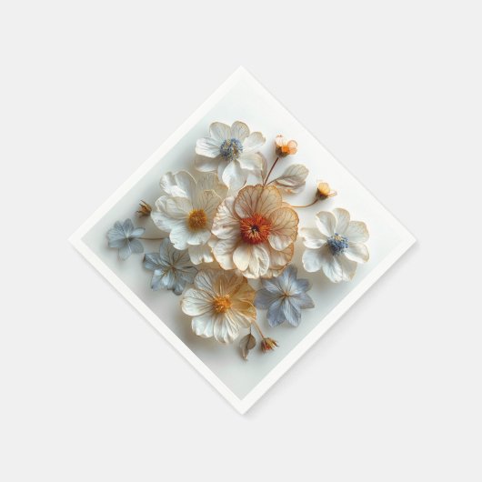 "Floral Elegance servetten (Hoek)