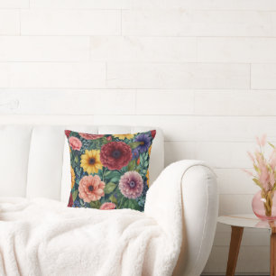 🌸 Floral Elegance Sierkussen 🌸