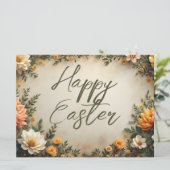 Floral Elegance - Springtime Pasen Groeten (Staand voorkant)