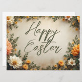 Floral Elegance - Springtime Pasen Groeten (Voorkant / Achterkant)