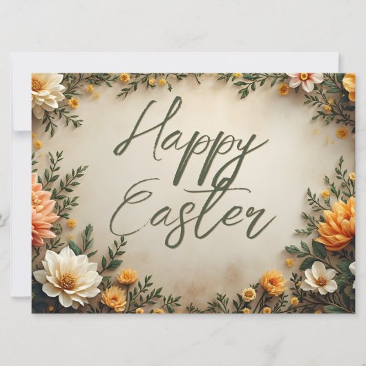 Floral Elegance - Springtime Pasen Groeten (Voorkant)