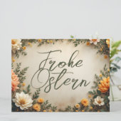 Floral Elegance - Springtime Pasen Groeten (Staand voorkant)