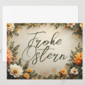 Floral Elegance - Springtime Pasen Groeten (Voorkant / Achterkant)