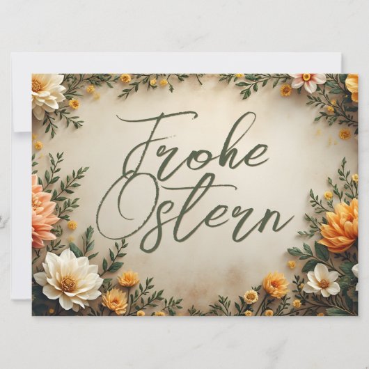 Floral Elegance - Springtime Pasen Groeten (Voorkant)