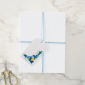 Floral Elegance Tag Cadeaulabel (Met Touw)